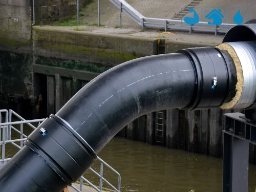 Erneuerung einer Trinkwasserleitung, Hamburg